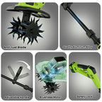 Cordless 2-in-1 Tiller Cultivator – Lightweight Power for Easy Soil Loosening & Garden Weeding