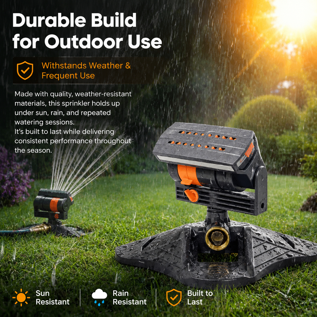 NebulTool Oscillator Sprinkler – Efficient Lawn & Garden Irrigation with Adjustable Spray Pattern