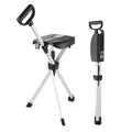 Folding Walking Stick with Seat - 2-in-1 Portable Walking Cane Chair for Seniors & Travel
