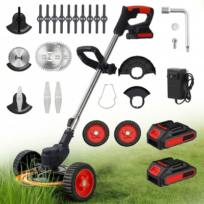 Adjustable Cordless 3-in-1 Weed Cutter — Trim, Edge & Mow with Ease