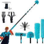 Extendable Ceiling & Cobweb Cleaning Kit with Telescopic Pole