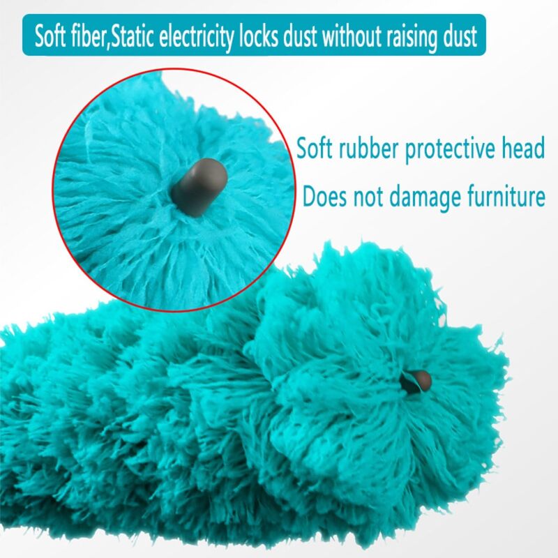 Extendable Ceiling & Cobweb Cleaning Kit with Telescopic Pole