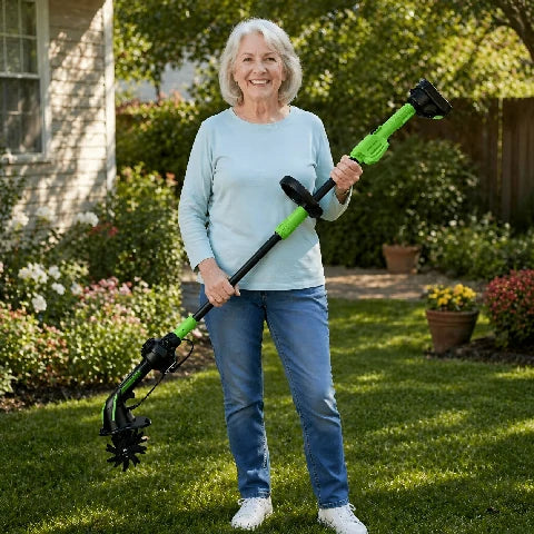 nebultool 2-in-1 Cordless Tiller Cultivator with Extension Pole review